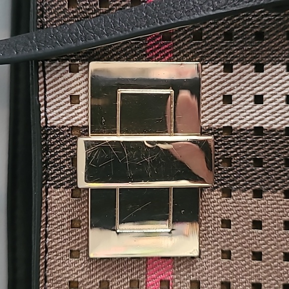 Miss Caprice Plaid Freya- Camel Handbag - Picture 4 of 12